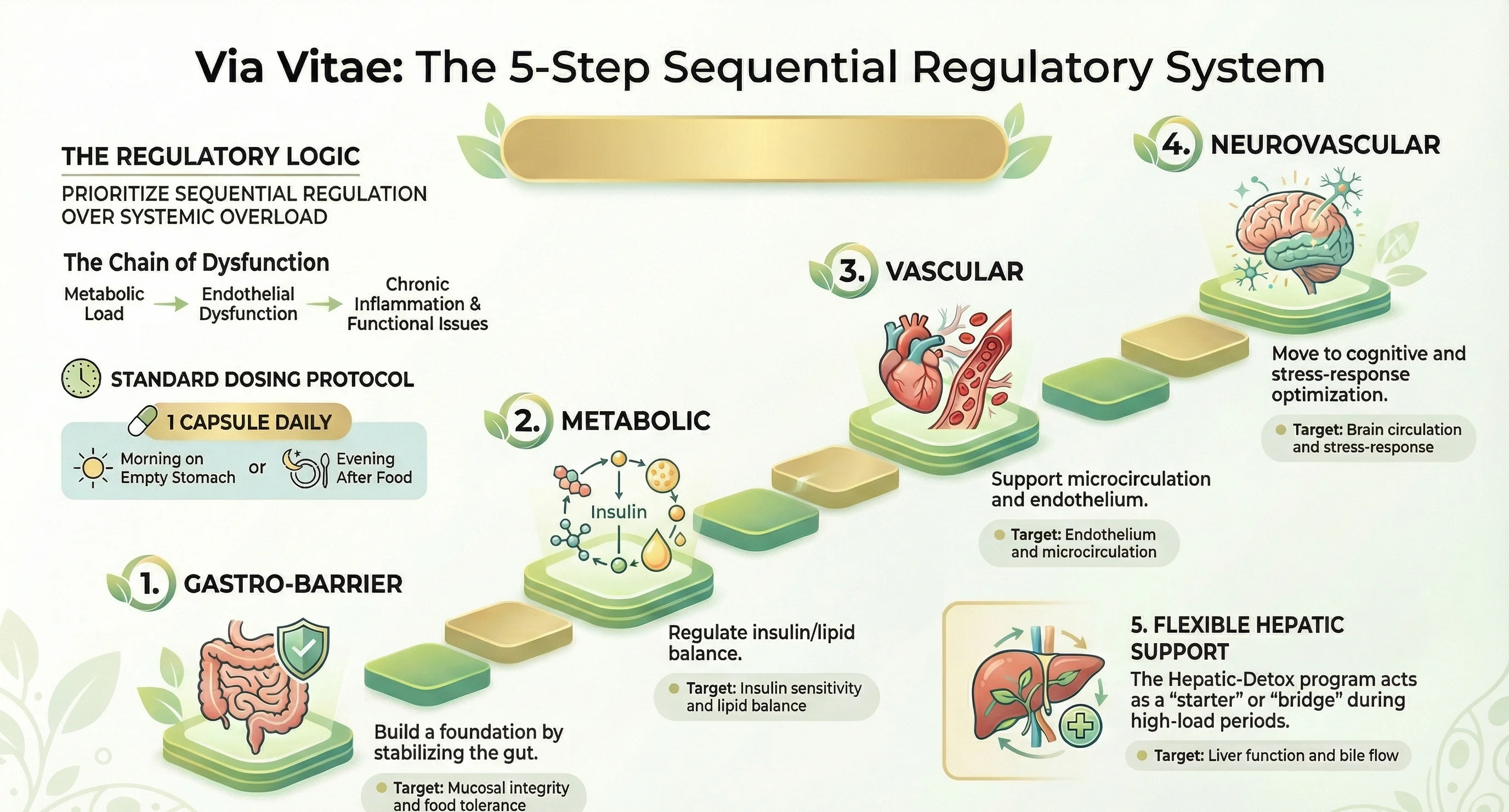 Overview of the five Via Vitae support programs